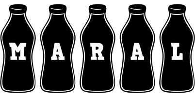 Maral bottle logo