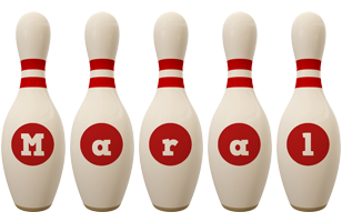 Maral bowling-pin logo