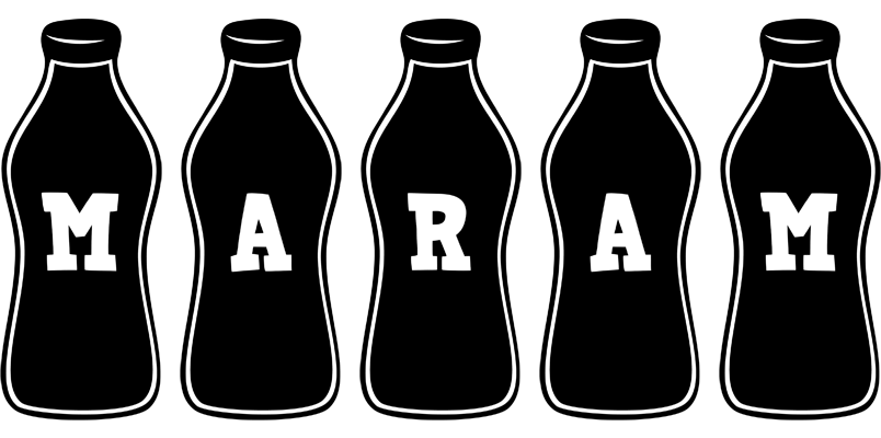 Maram bottle logo