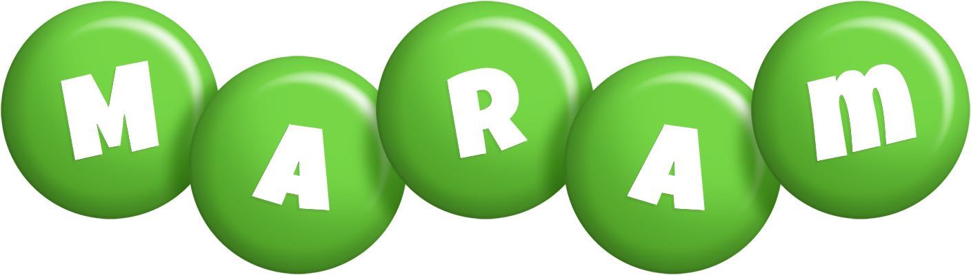 Maram candy-green logo
