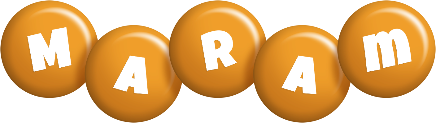 Maram candy-orange logo