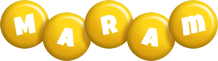 Maram candy-yellow logo