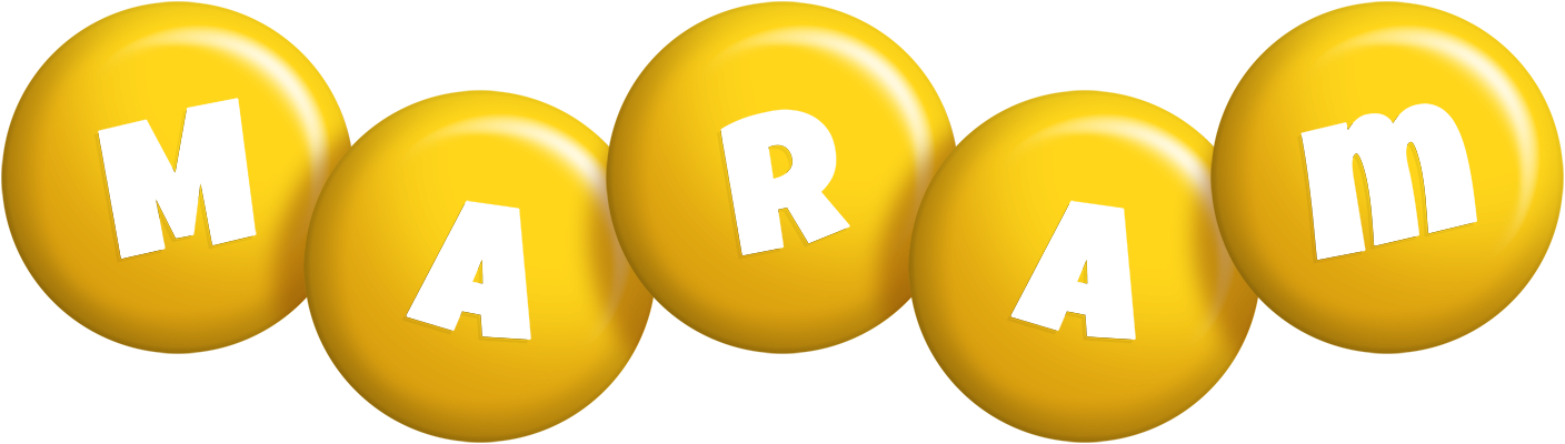 Maram candy-yellow logo