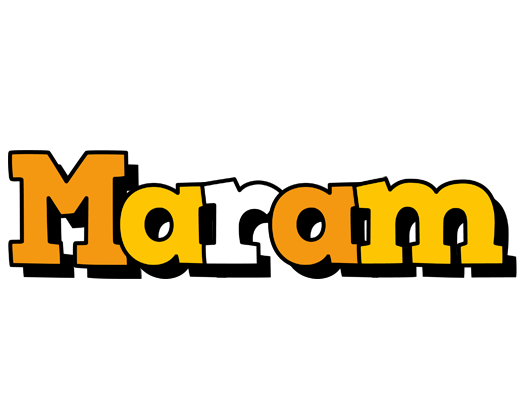 Maram cartoon logo
