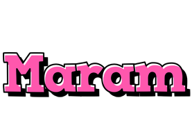 Maram girlish logo