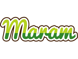 Maram golfing logo