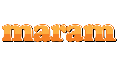 Maram orange logo