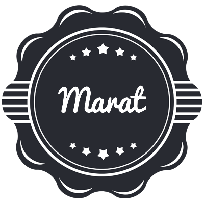 Marat badge logo