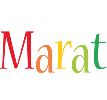 Marat birthday logo