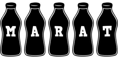 Marat bottle logo