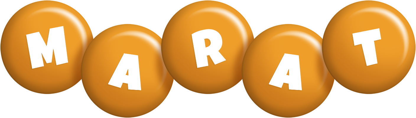 Marat candy-orange logo