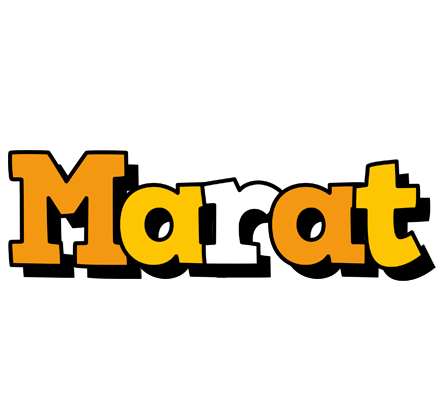 Marat cartoon logo