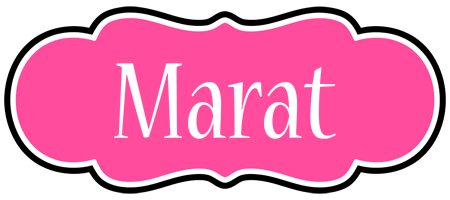 Marat invitation logo