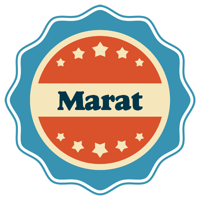 Marat labels logo
