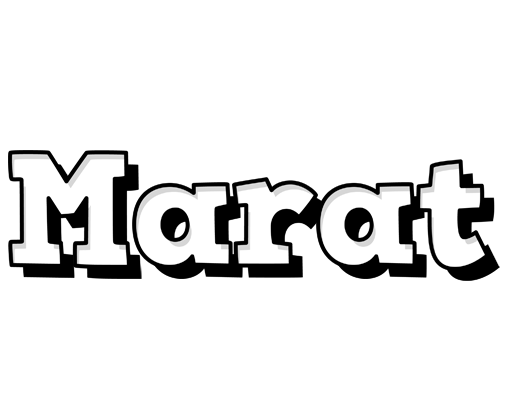 Marat snowing logo
