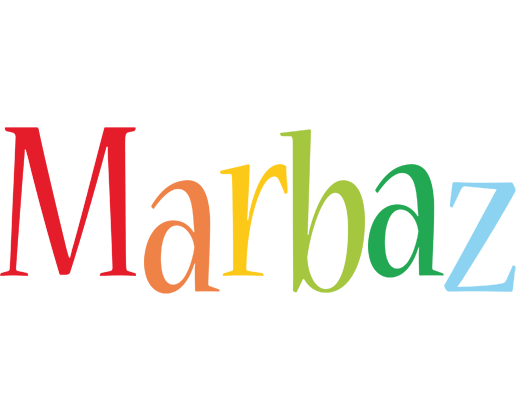 Marbaz birthday logo