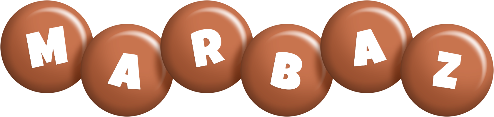 Marbaz candy-brown logo