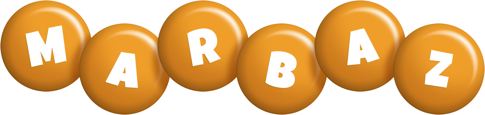 Marbaz candy-orange logo