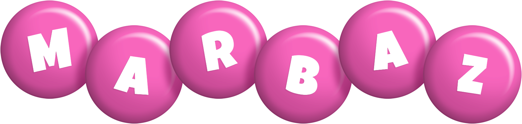 Marbaz candy-pink logo