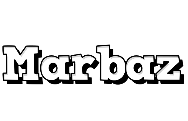Marbaz snowing logo