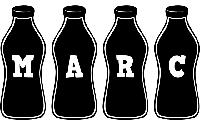 Marc bottle logo