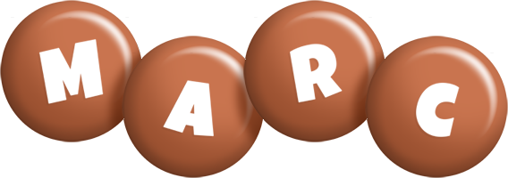 Marc candy-brown logo