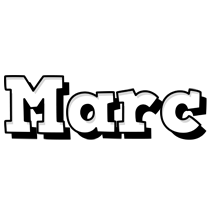 Marc snowing logo
