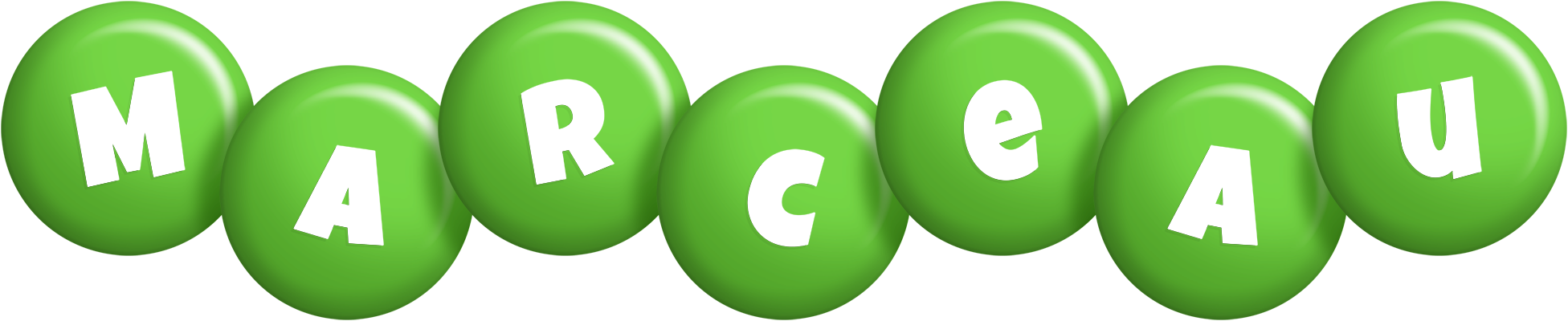 Marceau candy-green logo