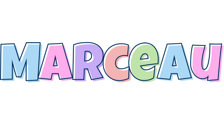 Marceau pastel logo