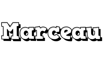 Marceau snowing logo