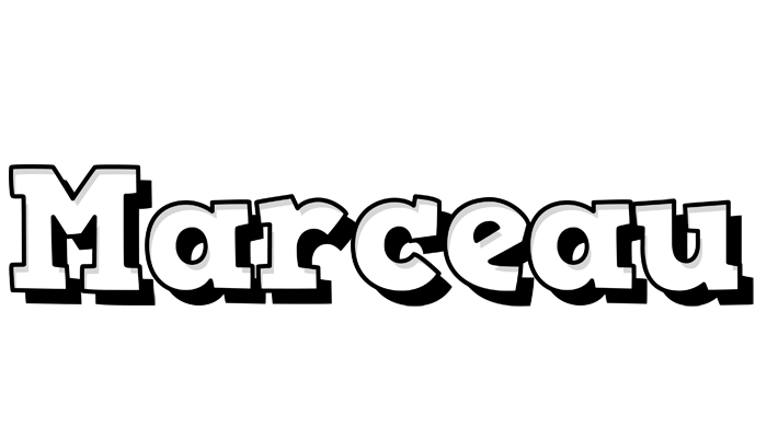 Marceau snowing logo