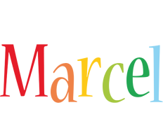Marcel birthday logo