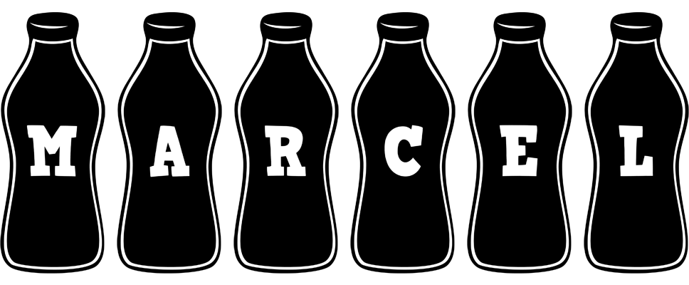Marcel bottle logo