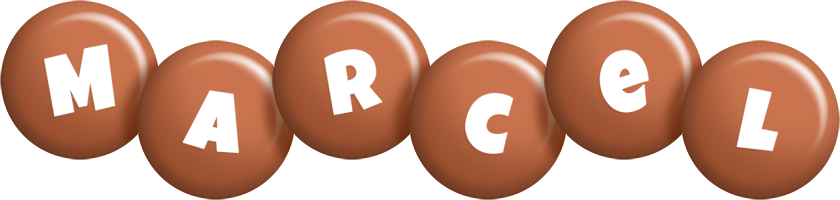 Marcel candy-brown logo