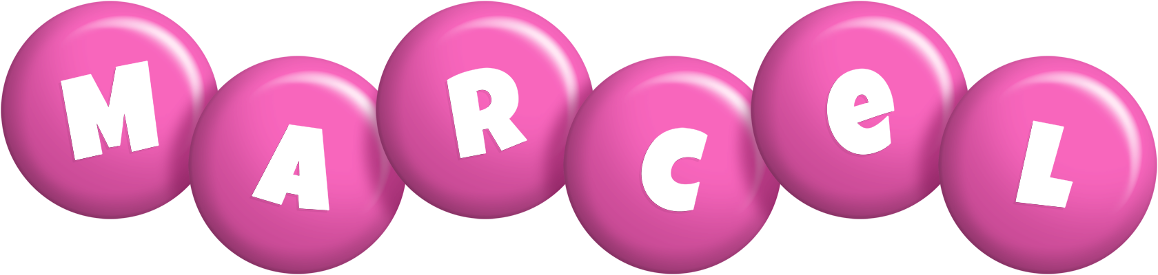 Marcel candy-pink logo