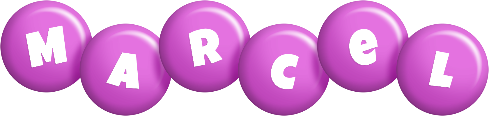 Marcel candy-purple logo
