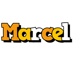 Marcel cartoon logo