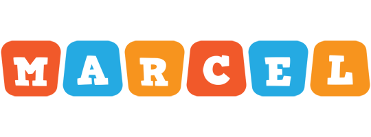 Marcel comics logo
