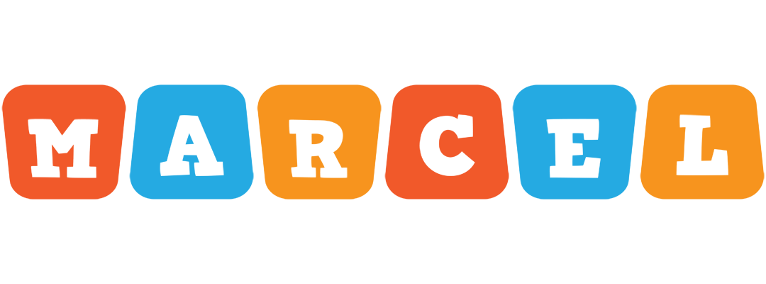 Marcel comics logo