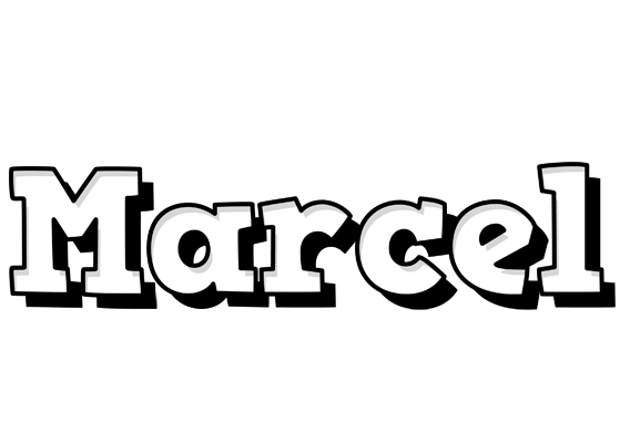 Marcel snowing logo