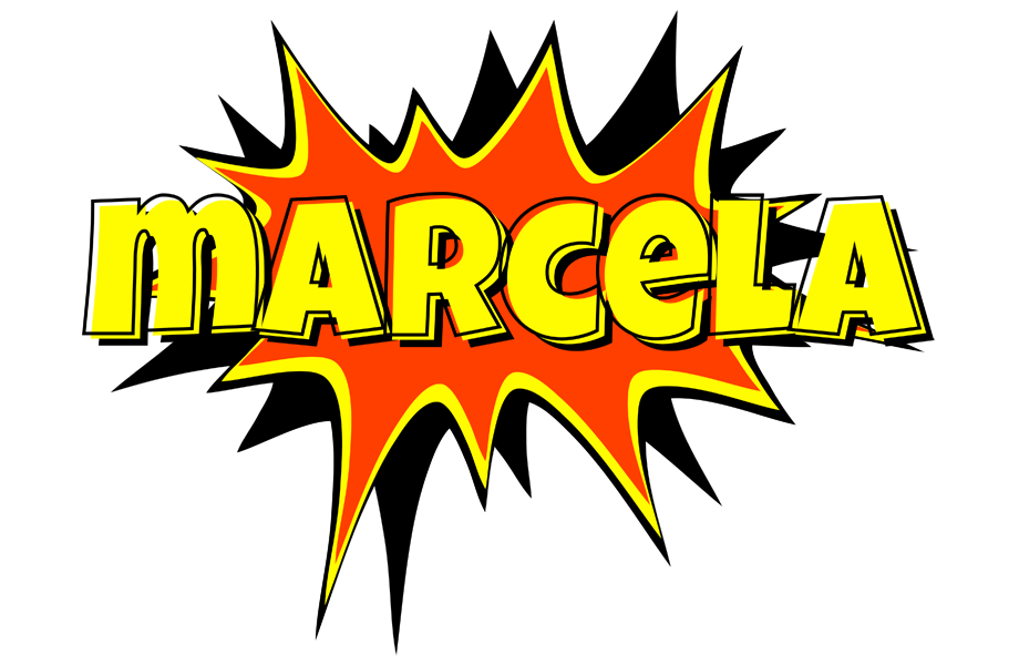 Marcela bazinga logo