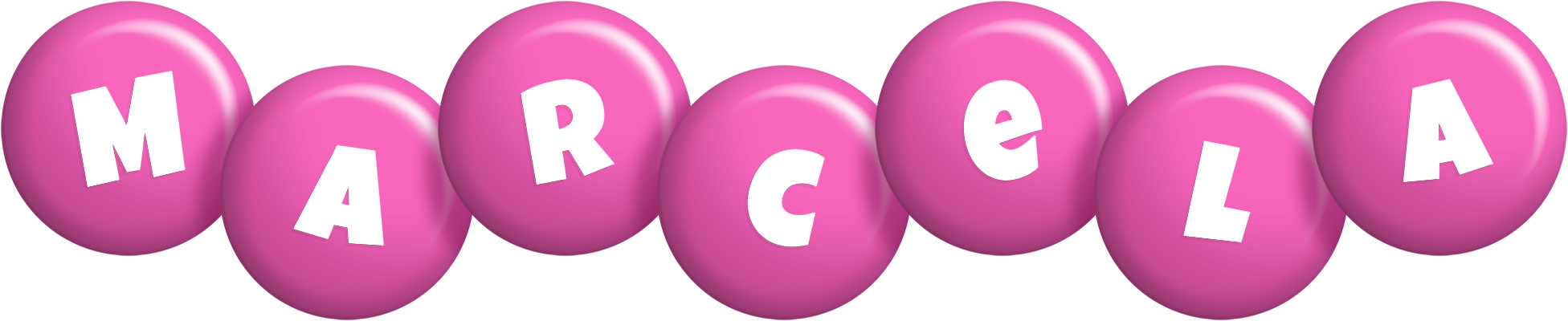 Marcela candy-pink logo