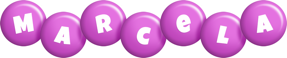 Marcela candy-purple logo