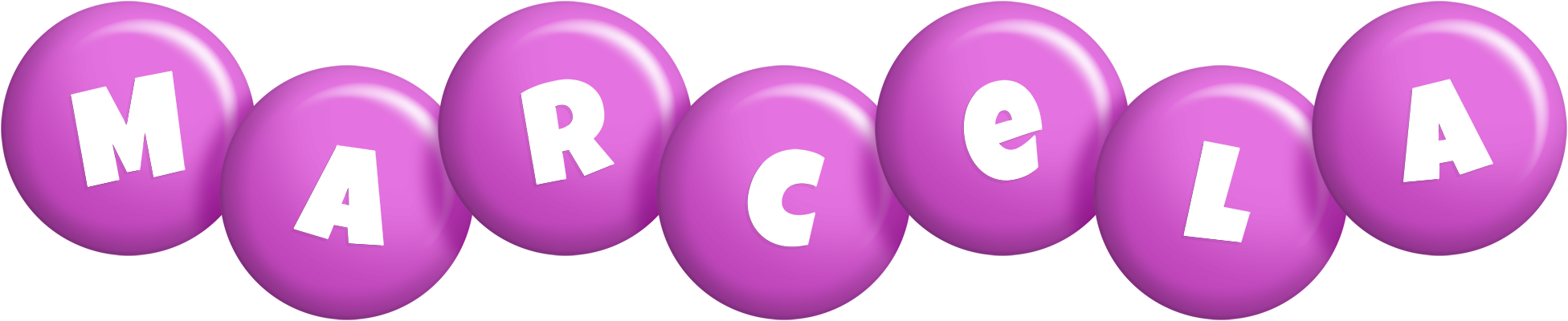 Marcela candy-purple logo