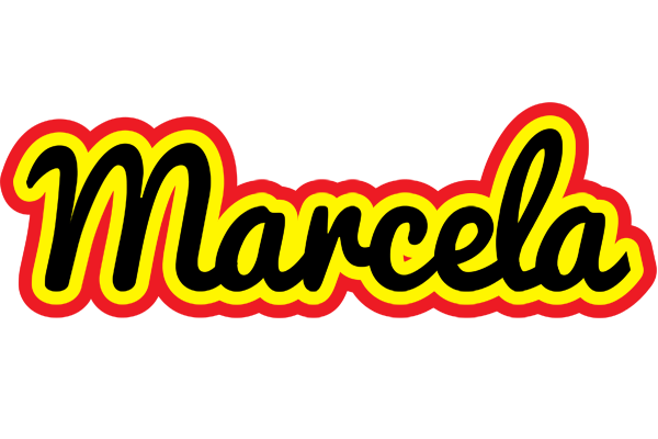 Marcela flaming logo