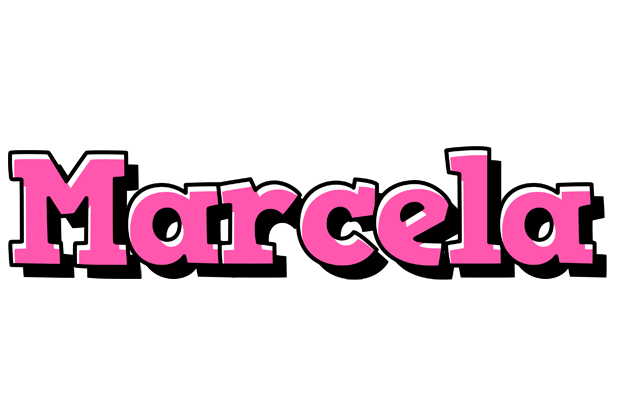 Marcela girlish logo