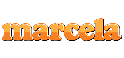 Marcela orange logo