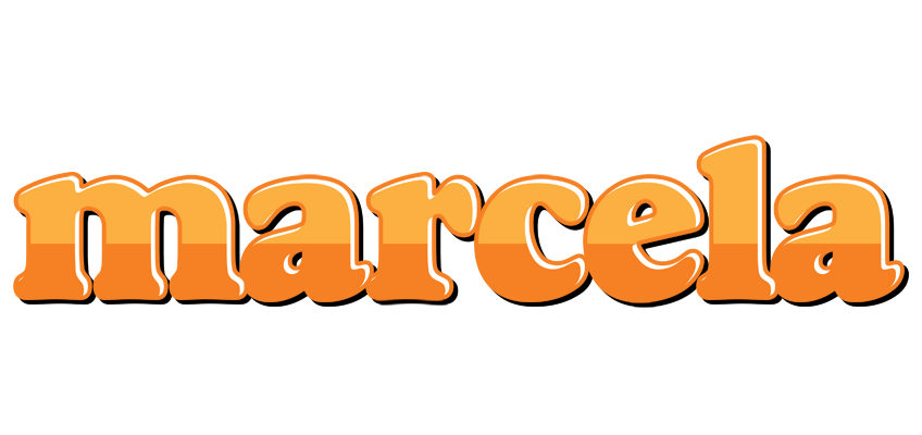 Marcela orange logo