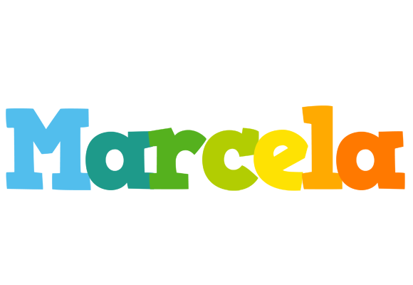 Marcela rainbows logo