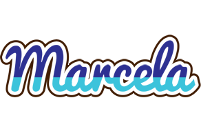 Marcela raining logo
